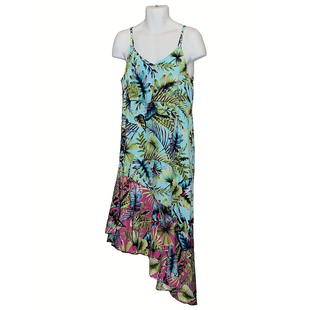 Nwt Tommy Bahama Sun-Kissed Asymetric Dress (L)